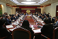 Senior members of CUHK meet with leaders of the State Ministry of Education and Beijing Municipal Education Commission in Beijing